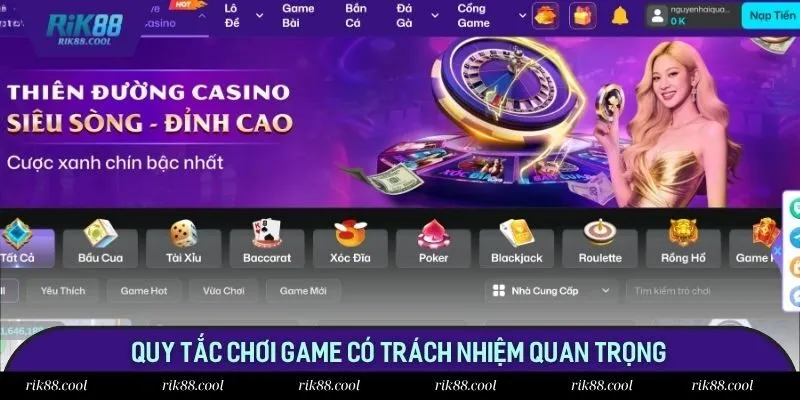 Quy tắc chơi game có trách nhiệm quan trọng Quy tắc chơi game có trách nhiệm quan trọng