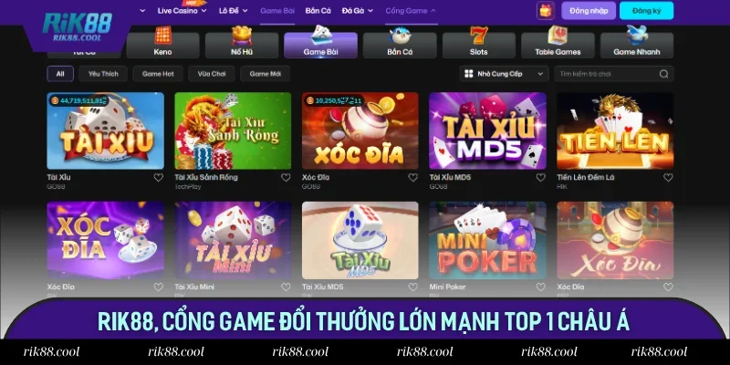 Tổng quan về game bài Rik88