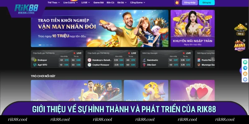 Khái quát về sự hình thành của cổng game RIK88