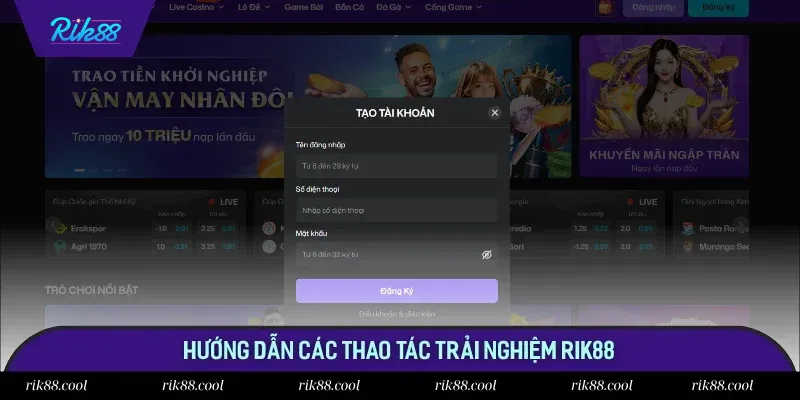 Chi tiết hướng dẫn trải nghiệm Chi tiết hướng dẫn trải nghiệm