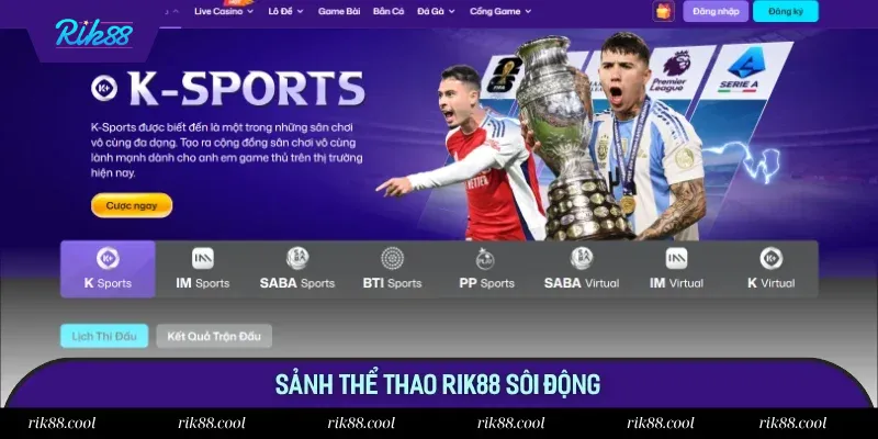 Sảnh cược thể thao sôi động Sảnh cược thể thao sôi động